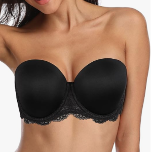 Strapless Bra Plus Size Full Figure Coverage Underwire